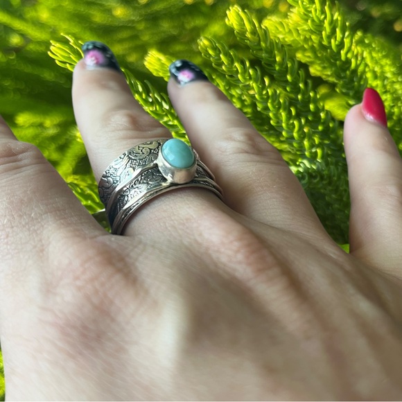 Larimar Spinner Ring - Picture 5 of 7